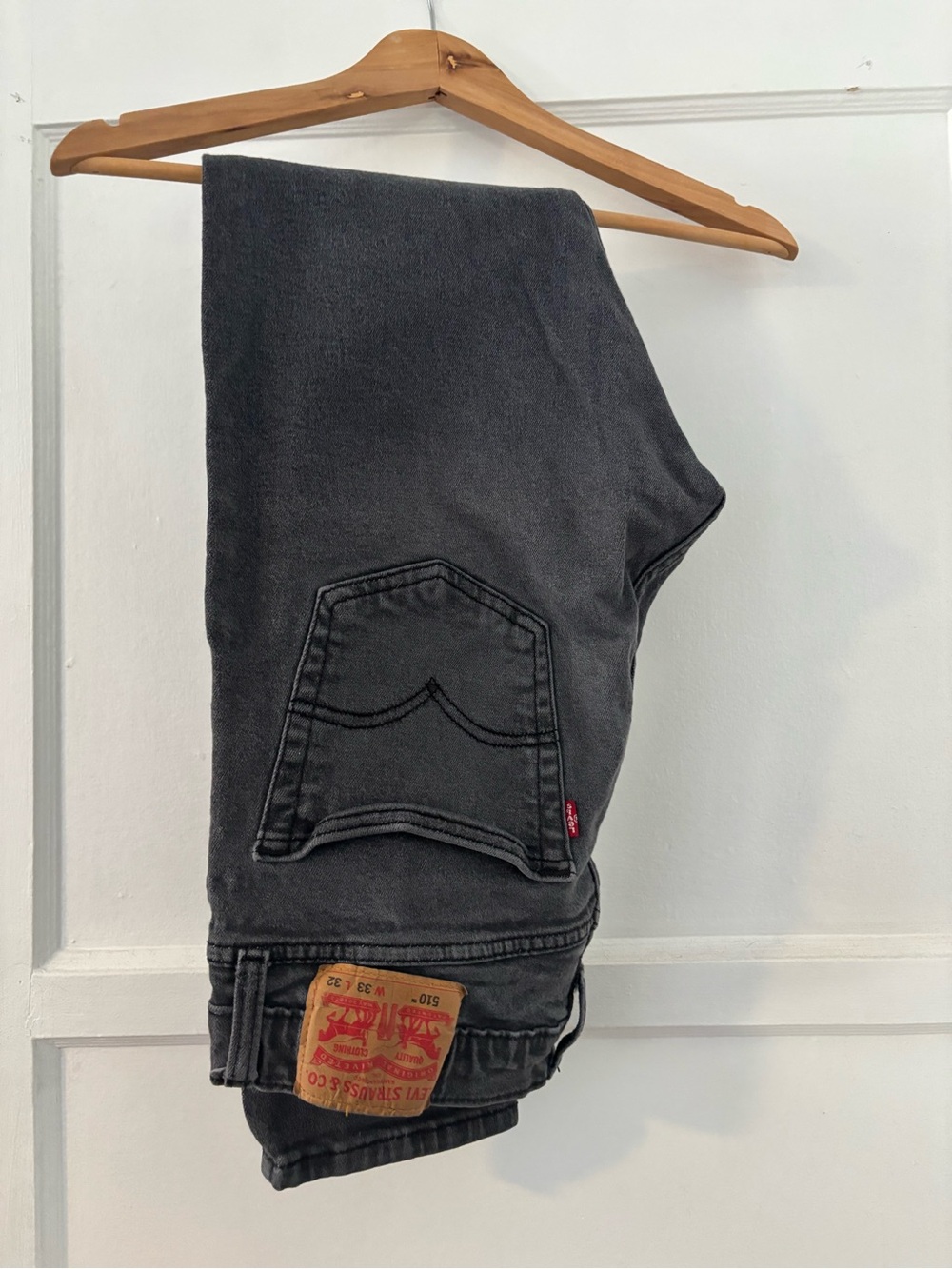 Levi's Men's Slim Jeans in Washed Black